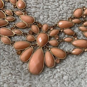 Adjustable peach necklace